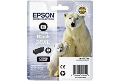 Epson T26314012, T263140, 26XL photo black original ink cartridge