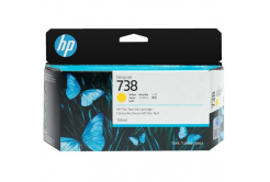 HP 738 498N7A yellow original ink cartridge