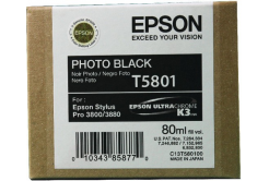 Epson T5801 photo black original ink cartridge