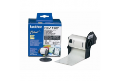 Brother DK-11207, 58mm, labels for CD, label roll