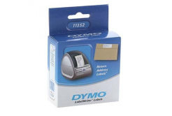 Dymo 11352, S0722520, 54mm x 25mm, white paper labels for the return address