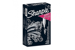 Sharpie 1891063, marker Metallic, silver, 12pcs, 1.4mm, permanent