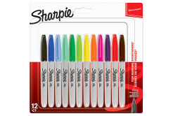 Sharpie 2065404, marker Fine, mix of colours, 12pcs, 0.9mm, permanent, blistr