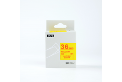 Epson Lk-SC36YR, 36mm x 9m, red text / yellow tape, compatible tape