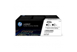 HP 410X CF410XD 2pcs black original toner