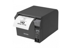 Epson TM-T70II C31CD38032 POS printer, USB + serial, black, cutter, with source