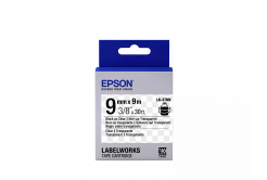 Epson LabelWorks LK-3TBN C53S653004 9mm x 9m, black text / transparent tape, original tape