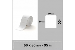 Niimbot labels RP 60x80mm 95pcs White for B3S