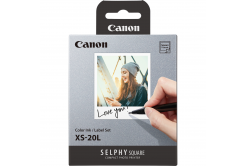 Canon XS-20L 4119C002, 20 pcs, self-adhesive photo paper + ink film, thermo-sublimation, white