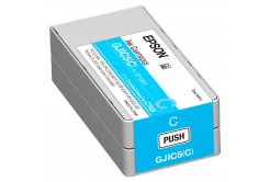 Epson GJIC5(Y) C13S020564 for ColorWorks, cyan original cartridge 