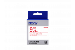 Epson LabelWorks LK-3WRN C53S653008 9mm x 9m, red text / white tape, original tape