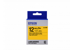 Epson LabelWorks LK-4YBP C53S654008 12mm x 9m, black text / pastel yellow tape, original tape