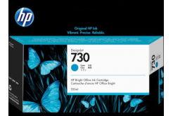 HP 730 P2V62A cyan original ink cartridge