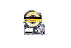 Epson LC-SC36YR, 36mm x 8m, red text / yellow tape, compatible tape