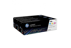 HP 128A CF371AM, cyan/magenta/yellow (cyan/magenta/yellow) original toner