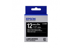 Epson LabelWorks LK-4BWV C53S654009 12mm x 9m, white text / black tape, original tape