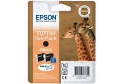 Epson C13T07114H10 black dualpack original ink cartridge