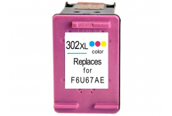 Compatible cartridge with HP 302XL F6U67AE color 