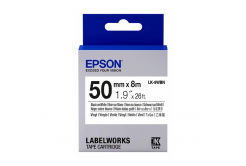 Epson LabelWorks LK-9WBVN C53S659003 50mm x 7m, black text / white tape, vinyl, original tape