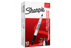 Sharpie S0811100, marker twin tip, black, 12pcs, 0.5/0.9mm, permanent