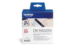 Brother DK-N55224, 54mm x 30,48m, white non-adhesive paper roll