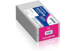 Epson SJIC22P(M) C33S020603 for ColorWorks, magenta original ink cartridge