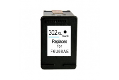 Compatible cartridge with HP 302XL F6U68AE black 