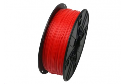 GEMBIRD 3D filament, ABS, 1,75mm, 1000g, 3DP-ABS1.75-01-FR,  fluorescent, red