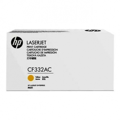 HP original toner CF332AC, yellow, 15000 pages, 654A, HP - CDRmarket