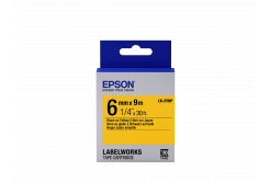 Epson LabelWorks LK-2YBP C53S652002 6mm x 9m, black text / pastel yellow tape, original tape