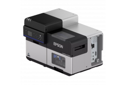 Epson ColorWorks C8000e (mk) C31CL02102MK, color label printer, cutter, disp., USB, Ethernet, kit (USB), black, grey