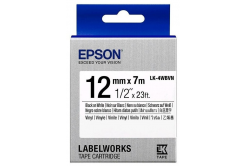 Epson LabelWorks LK-4WBVN C53S654041 12mm x 7m, black text / white tape, vinyl, original tape