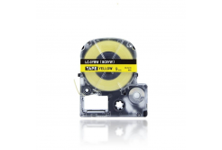 Epson LC-SC9YW, 9mm x 8m, black text / yellow tape, compatible tape