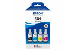 Epson T6646 C13T66464A color (CMYK) multipack original ink refill