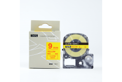 Epson LK-SC9YR, 9mm x 9m, red text / yellow tape, compatible tape