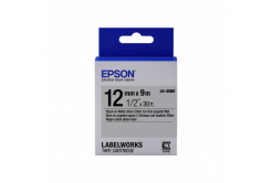 Epson LabelWorks LK-4SBE C53S654017 12mm x 9m, black text / matt silver tape, matt, original tape