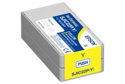 Epson GJIC5(Y) C13S020566 for ColorWorks, yellow original cartridge