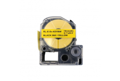 Epson LK-5YBW, C53S655010, 18mm x 9m, black text / yellow tape, strong, compatible tape