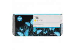 HP 738M 676N1A yellow original ink cartridge