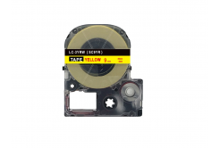 Epson LC-SC9YR, 9mm x 8m, red text / yellow tape, compatible tape