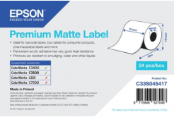 Epson C33S045417 Premium Matte, for ColorWorks, 51mmx35m, white self-adhesive labels