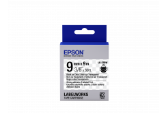 Epson LabelWorks LK-3TBW C53S653006 9mm x 9m, black text / transparent tape, strong adhesive, original tape