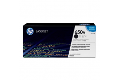 HP 650A CE270A black original toner